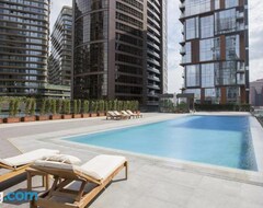 Cijela kuća/apartman Secure Central Eclectic 1brs In Luxury Residence W 2 Pools Gym Basketball Court Meeting Room Free Parking Concierge (Istanbul, Turska)