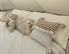 Campingplads Luxury Bell Tent On Lavender And Alpaca Farm (Mesick, USA)