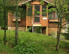 Entire House / Apartment Romantic Log Cabin Nestled In Wooded Setting On Lake Wilipyro (Cable, USA)
