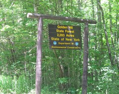 Koko talo/asunto Charming Log Cabin on Private Pond Nestled in Woods. (Olean, Amerikan Yhdysvallat)