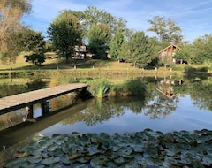 Hele huset/lejligheden Wooden Frame House With Pond And Pool, Regional Park Périgord Limousin (Meilhac, Frankrig)
