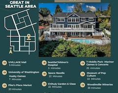 Toàn bộ căn nhà/căn hộ Pacific Northwest Resort W/ Lakeview, Pool, Hot Tub And Anything You Could Need! (Seattle, Hoa Kỳ)