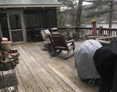 Toàn bộ căn nhà/căn hộ Lakefront Cabin with private Dock - Kayaks - WiFi - Direct TV (Glenville, Hoa Kỳ)