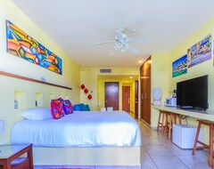 Standard Room At Ixchel Beach Hotel.. Steps Away From The Famous North Beach! (Isla Mujeres, Mexico)