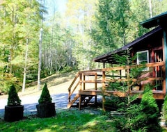 Hele huset/lejligheden Wolfcreek Cabin/secluded & Romantic/hot Tub/acreage Bordering National Forest (Morristown, USA)
