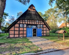Tüm Ev/Apart Daire Landromantik Unter Reet - Ferienhaus Mit Sauna Und Kamin (Hepstedt, Almanya)