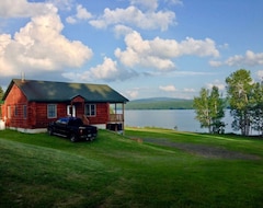 Entire House / Apartment Direct Lake Frontage, Stunning Real Log Cabin, Fast Wifi, 3 Bedroom (Pittsburg, USA)