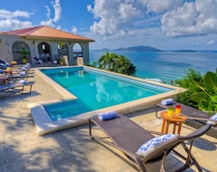 Toàn bộ căn nhà/căn hộ Beautiful 4 Bed Villa, Overlooking The Surf Of Apple Bay With Large Pool, A/c (West End, British Virgin Islands)
