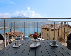 Toàn bộ căn nhà/căn hộ New Apartment Casa Andrea With Lake View, Wi-fi & Terrace (Trezzone, Ý)