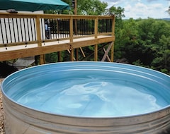 Entire House / Apartment Family Glamping W/ Stock Tank Pool! (Ava, USA)