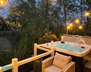 Hele huset/lejligheden Tigers Wood - Luxury Hot Tub Lodge With Free Golf For Guests (Morpeth, Storbritannien)