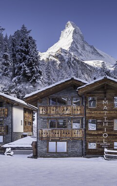 Matthiol Boutique Hotel (Zermatt, Suiza)