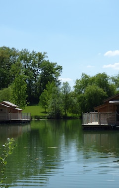 Gæstehus Cabanes Flottantes du lac de Pelisse (Douzains, Frankrig)