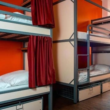One Bed in 8-Bed Dormitory Room with Shared Bathroom