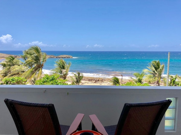 Luxurious Beachfront Condo In Puerto Rico, Breathtaking Views, Steps From Beach