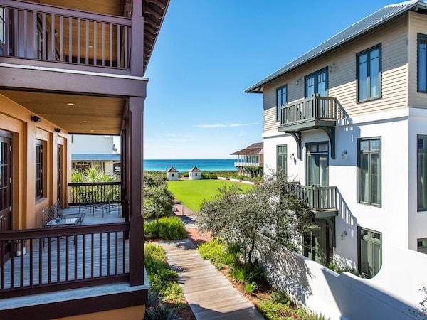 Located In The Heart Of Rosemary Beach On The Southside Of 30a! Gulf Views!