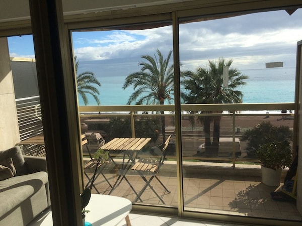 Lovely Renovated Seafront Flat On The Promenade Des Anglais 5 Min Hotel Negresco