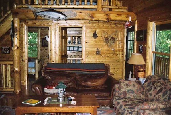 Lakefront Luxury Lodge/cabin, Exceptional Value W/ Secluded Beach,  Great Views!