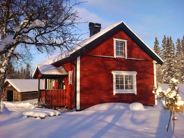 Enjoy Hiking & Skiing On Fells/slopes. Cabin/sauna On 700 M.a.s.l. Close To Idre