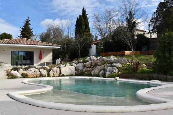 Nice Modern Villa With Pool, 20 Minutes From Montpellier