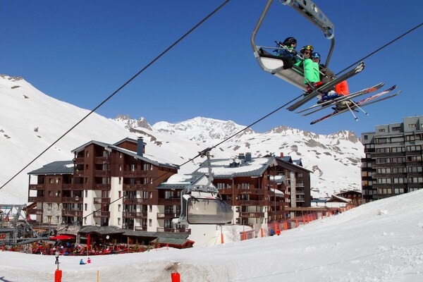 Residence Rond Point Des Pistes Acces Direct Funiculaire Expose Sud