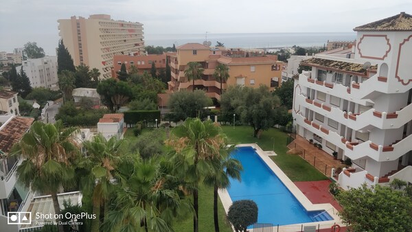 20 Mins By Car/taxi.west Direction From Malaga Airport On. N340 Coastal Road